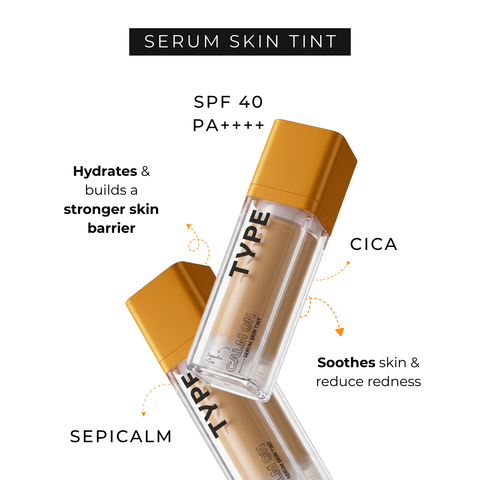 Calm on Serum Skin Tint + Hydra Jelly Tint