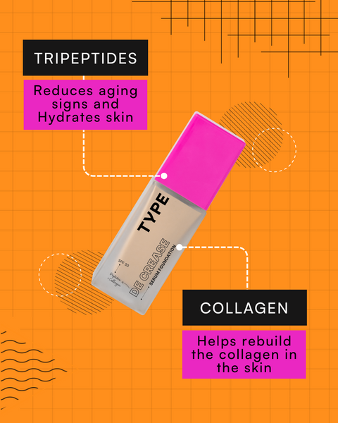 Type beauty decrease foundation for wrinkles