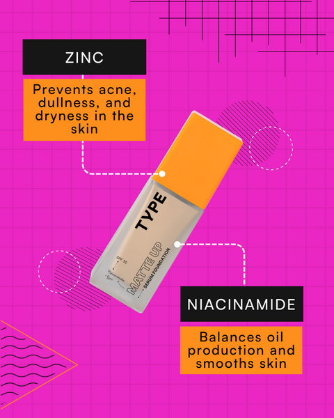 matte up foundation for oily acne prone skin