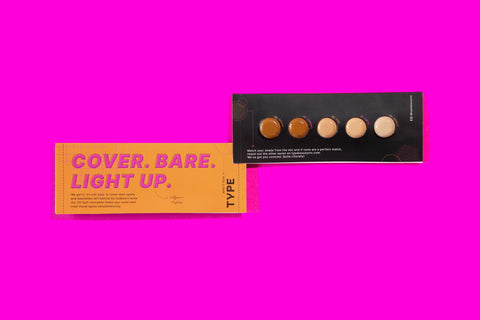Zit Quit Concealer free sample showcasing shade options and promotional text.