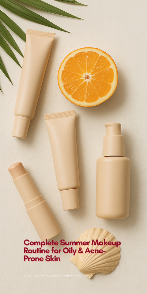 Summer Makeup Routine for Oily & Acne-Prone Skin