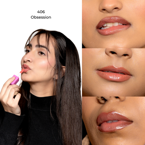 42672818946126, Type Beauty Light Up Lip Lustre in Obsession - on-model lip swatches