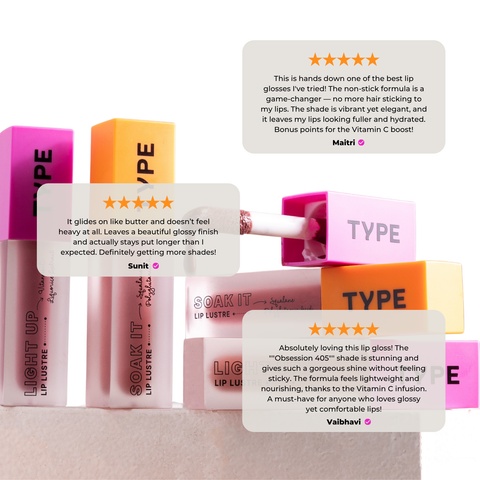 42672818913358, Type Beauty Light Up Lip Lustre in Self Made - customer reviews
