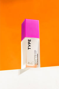 Matte Up Balancing Primer in stylish packaging against bright background.