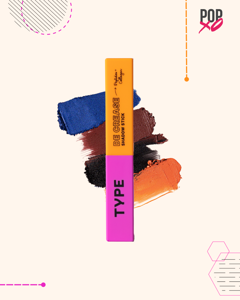 Decrease Eyeshadow Stick with vibrant colors on a soft background.