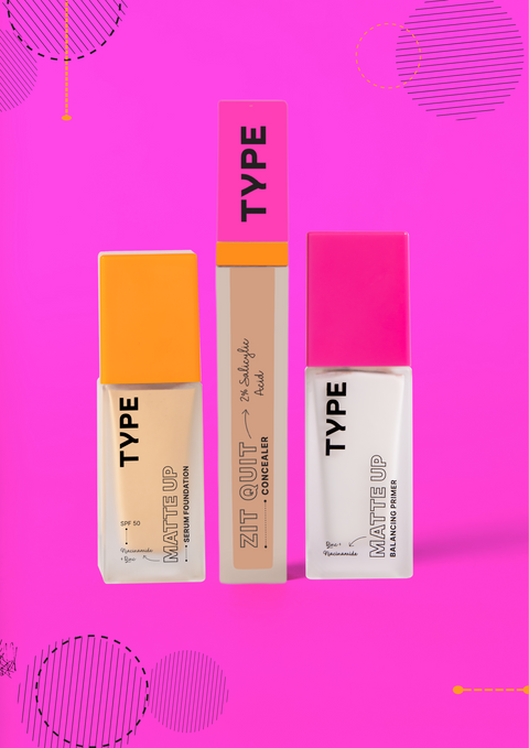 concealer for acne & uneven texture set